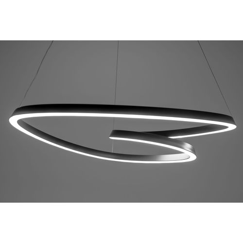 TOOLIGHT Stropna svjetiljka Hanging Loop LED + Remote APP796-cp crna slika 11
