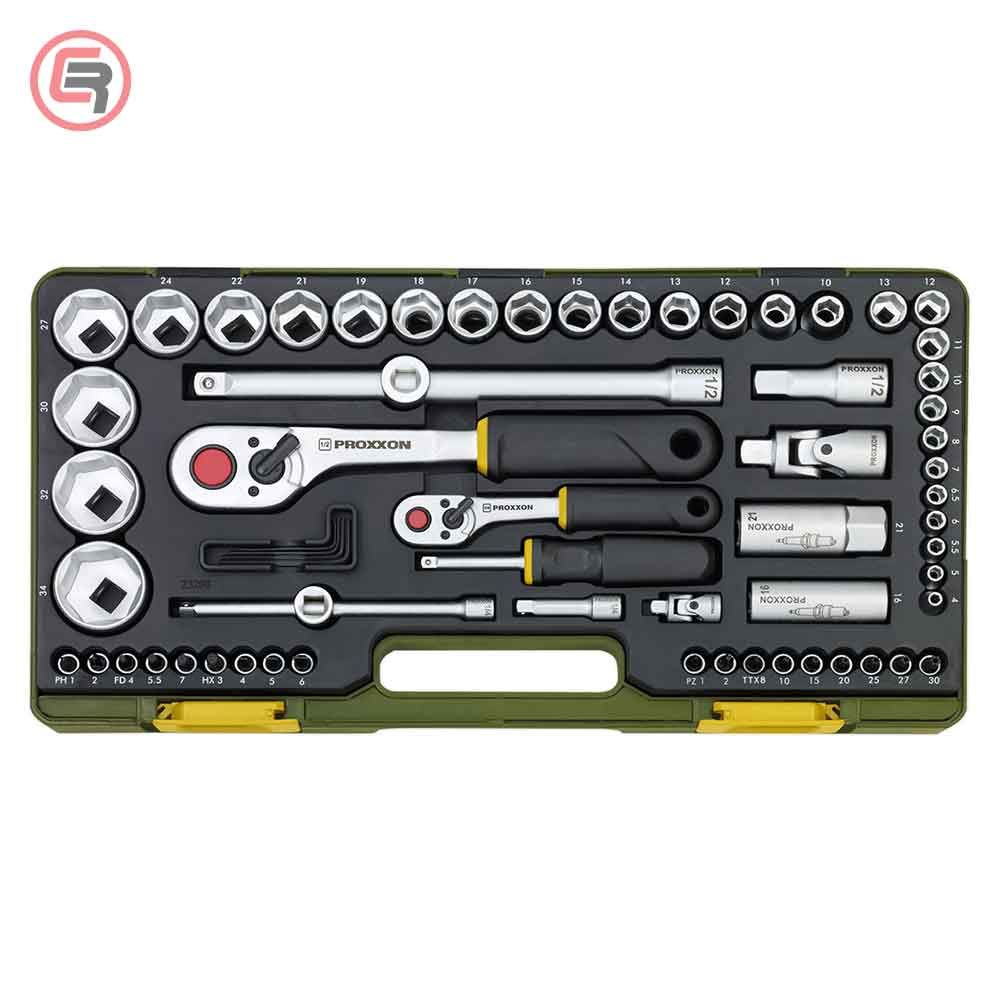 Proxxon Garnitura Nasadnih Ključeva 1/4" + 1/2", 4-34 mm / 65 dijelna - 23286 slika 2