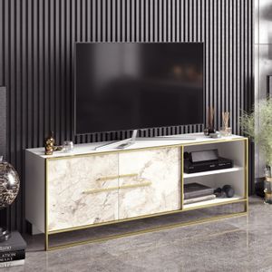 Polka - White Gold
White TV Stand