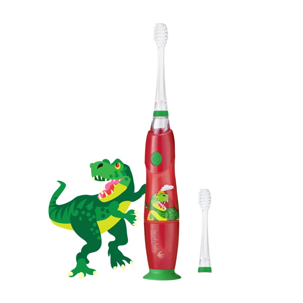 Brush-Baby Dječija električna četkica za zube KidzSonic Dinosaur slika 1