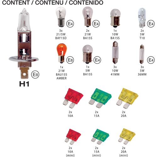 SIJALICA 12V GARNITURA H1 VELIKA slika 2