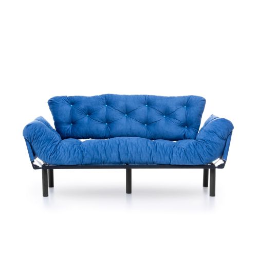 Atelier Del Sofa Trosjed na razvlačenje, Plava, Nitta Triple - Blue slika 3