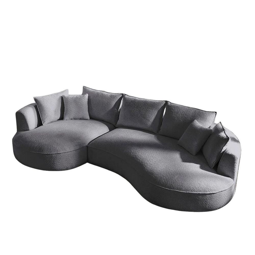 Ugaona Sofa Venedik Left - Tamno Siva slika 4