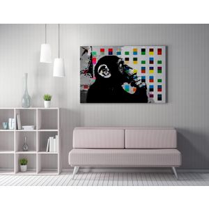 WY162 (50 x 70) Multicolor Decorative Canvas Painting