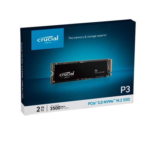 Crucial P3 2TB 3D NAND NVMe PCIe M.2 SSD slika 3