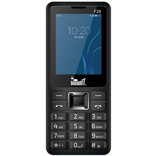 MeanIT mobilni telefon , 2.4" ekran, Dual SIM, BT, FM radio, crna - F26 Black slika 1