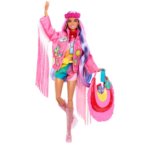 Barbie Extra lutka na putovanju - Pustinja (ljubičasta) slika 2