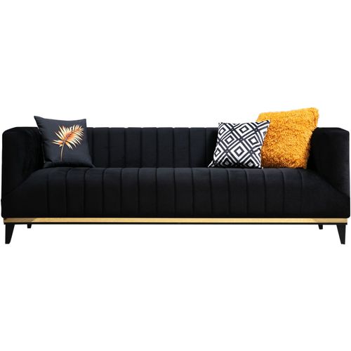 Atelier Del Sofa Bellino - Black Black
Gold 3-Seat Sofa slika 3