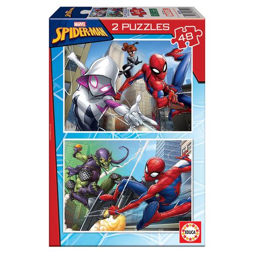 Spider-Man Puzzle Set 2x48 komada slika 1