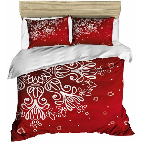 XMAS Posteljina Super King Quilt Cover Set (EU) (IT), crveno
Bijela slika 1