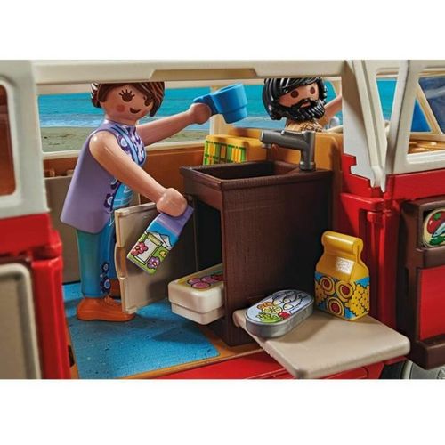 Set za Igru Vozila Playmobil 70176 Volkswagen T1 Bus Crvena slika 2