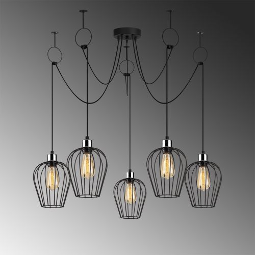 Luster Tel - 6691 Black Chandelier slika 4