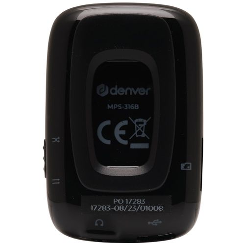 DENVER MPS-316R Black MP3 Plejer slika 2