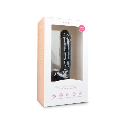 Realsitičan dildo 22,5 cm, crn slika 3