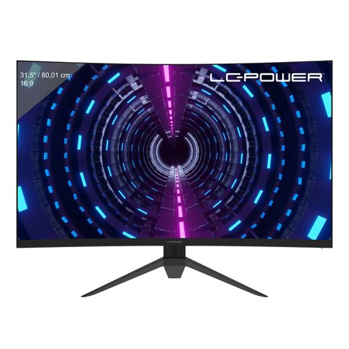 Monitor 31.5" LC Power LC-M32-QHD-165-C-V2 QHD, 2560x1440, 165Hz, VA Panel, Curved (1500R) 2xDP/1xHDMI, Audio out slika 1