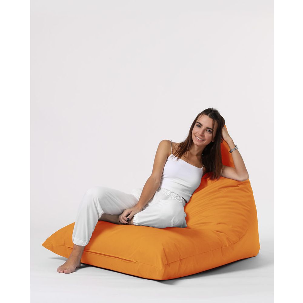 Pyramid Veliki Pouf za Krevet - Narandžasti Garden Bean Bag slika 4