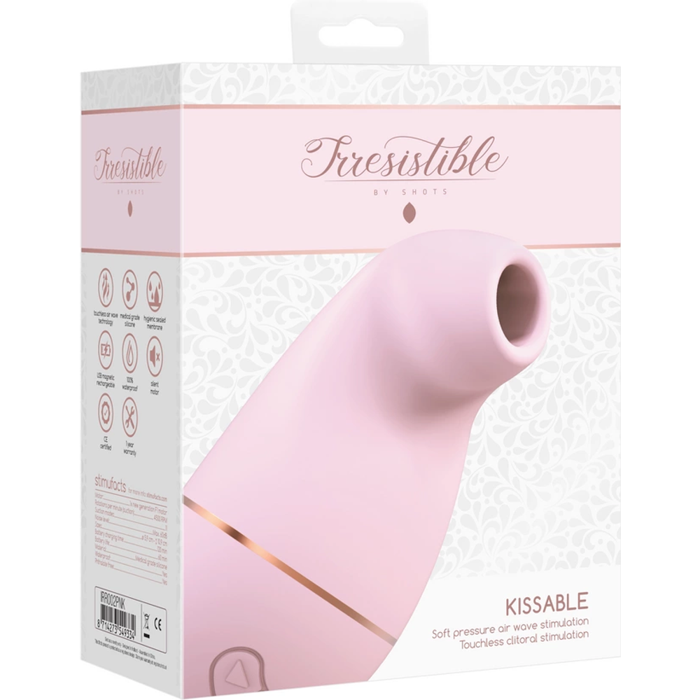 Irresistible by Shots Kissable - Vibrator za sisanje slika 2