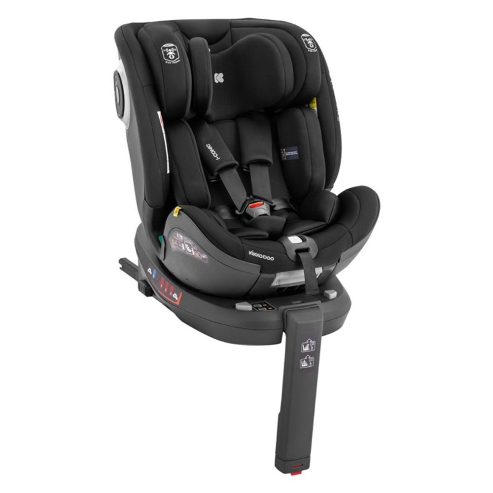 Kikka Boo Rotirajuća auto-sjedalica i-Conic i-Size 0-36kg (40-150cm) Black Isofix slika 1