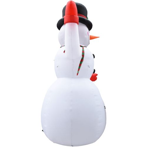 Božićni snjegović na napuhavanje LED IP44 450 cm XXL slika 38