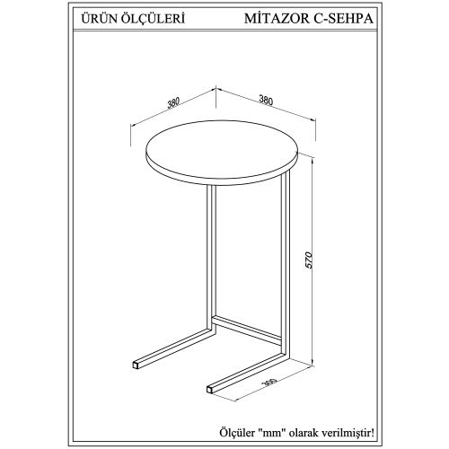 Mitazor - Gordion Gordion
Black Side Table slika 8