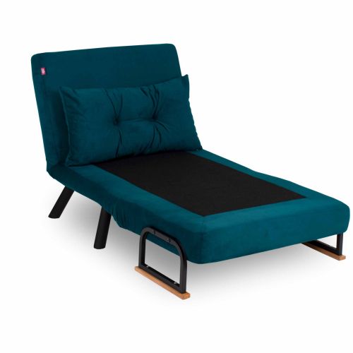 Atelier Del Sofa Fotelja na razvlačenje SANDO petrol, Sando Single - Petrol Green slika 3