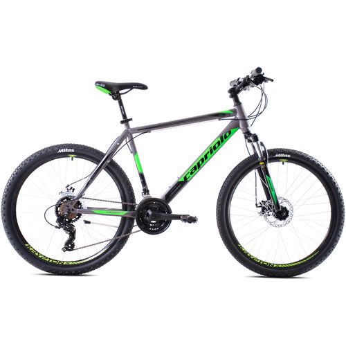 CAPRIOLO bicikl MTB OXYGEN 26"/21HT silver-green slika 1