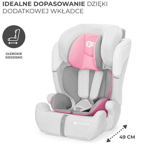 Kinderkraft auto sedište Comfort Up 2 I-Size 76-150 Pink slika 8