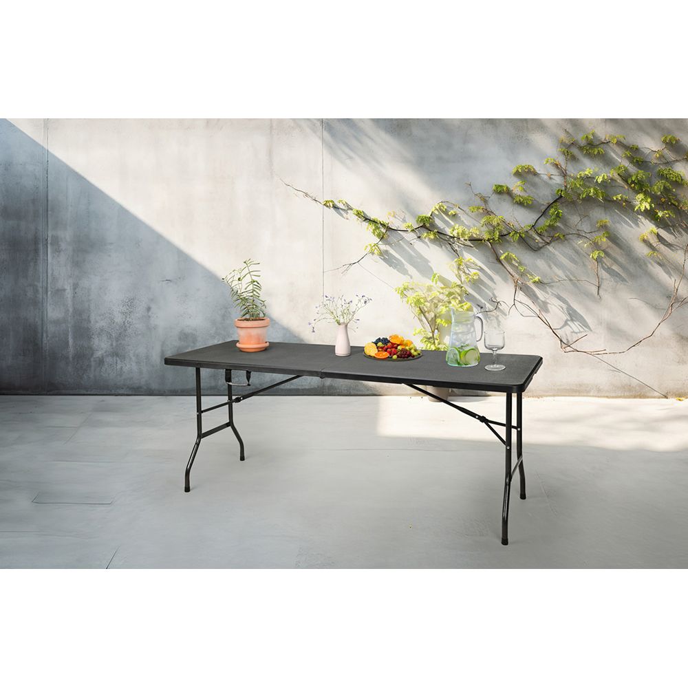 Koopman stol složivi 180 x 70 x 74 cm - antracit slika 2
