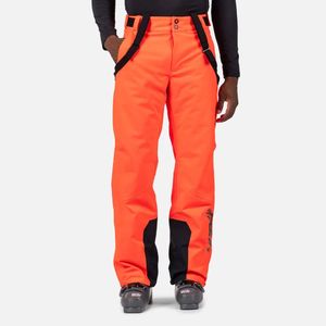 ROSSIGNOL Muške hlače za skijanje Hero Blackside Insulated Neon Red