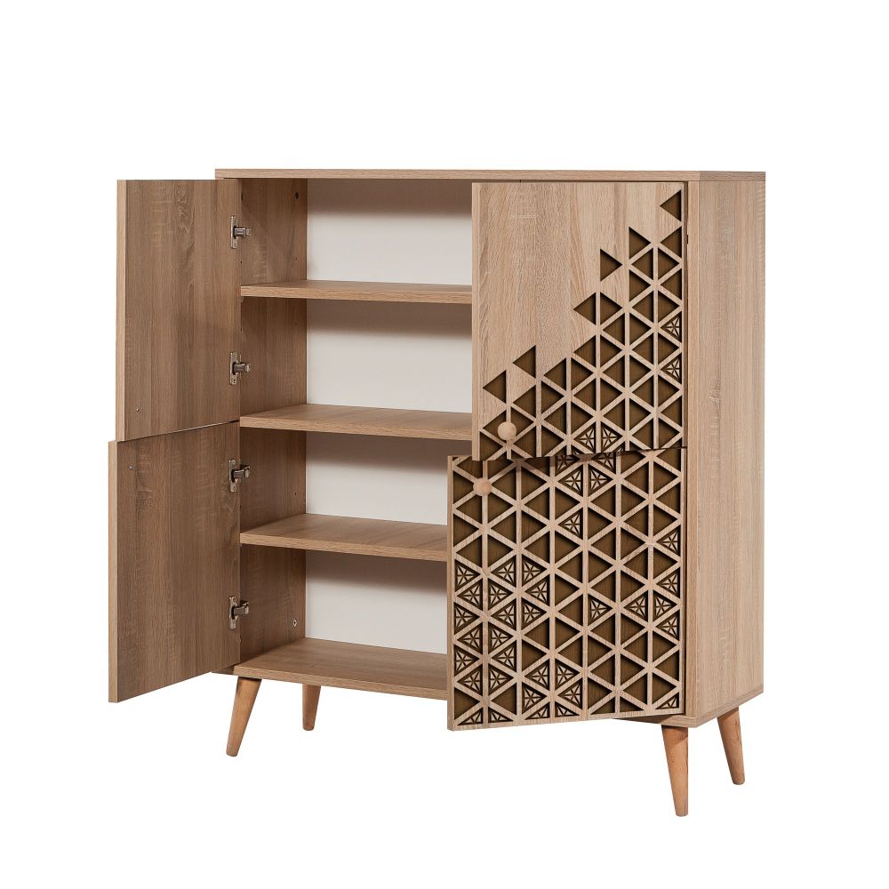 Multilux-124 Sonoma Oak Višenamjenski Ormar slika 6