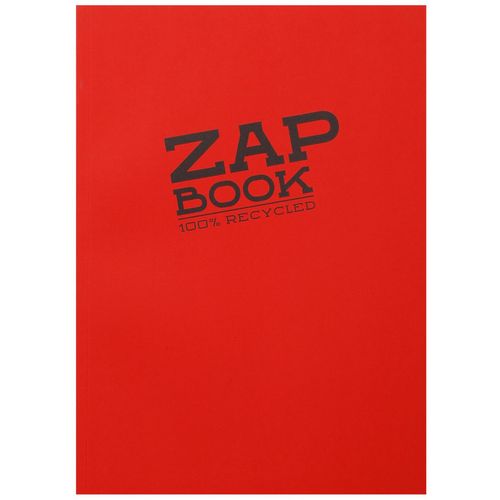 Clairefontaine Zap book A4 80gr 160L, mix boja, bjanko, 100% reciklirani papir slika 3