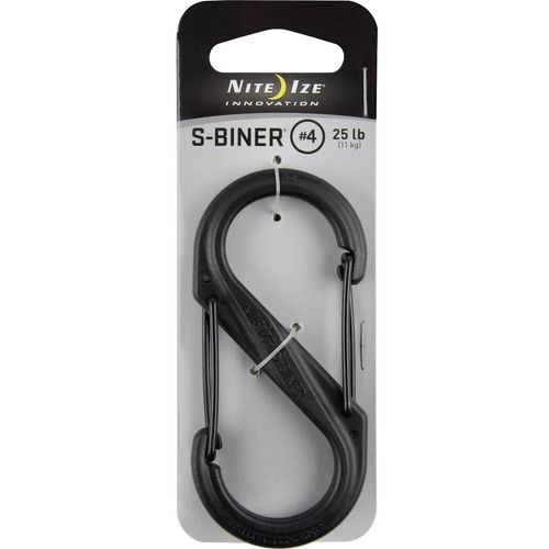 NITE Ize NI-SBP4-03-01BG karabiner  S-Biner Gr. 4  88 mm x 38 mm x 8 mm  1 St. slika 3