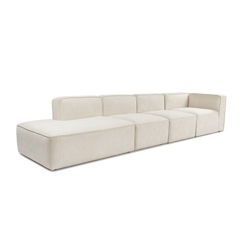 Atelier Del Sofa Kutna garnitura, More M (M4-M1-M1-M7) - Cream slika 4