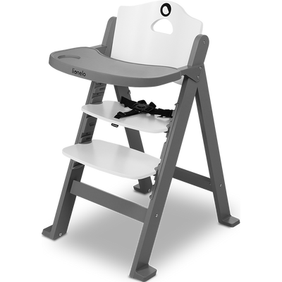 Sigurna i brza za sastavljanje, stolicu za hranjenje Floris kreirao je brend Lionelo. Stolica raste sa detetom, zahvaljujući podesivom osloncu za noge i uklonjivom ležištu.

- Maksimalna nosivost: 40 kg

- 4 nivoa namještanja visine

- Kaiš u 5 tačaka

- Podesivo sedište: 50-61 cm

- Podesivi oslonac za noge: 31-42 cm

- Dimenzije stolice: 93x56x67 cm

- Pogodno za decu između 6 meseci i 12 godina