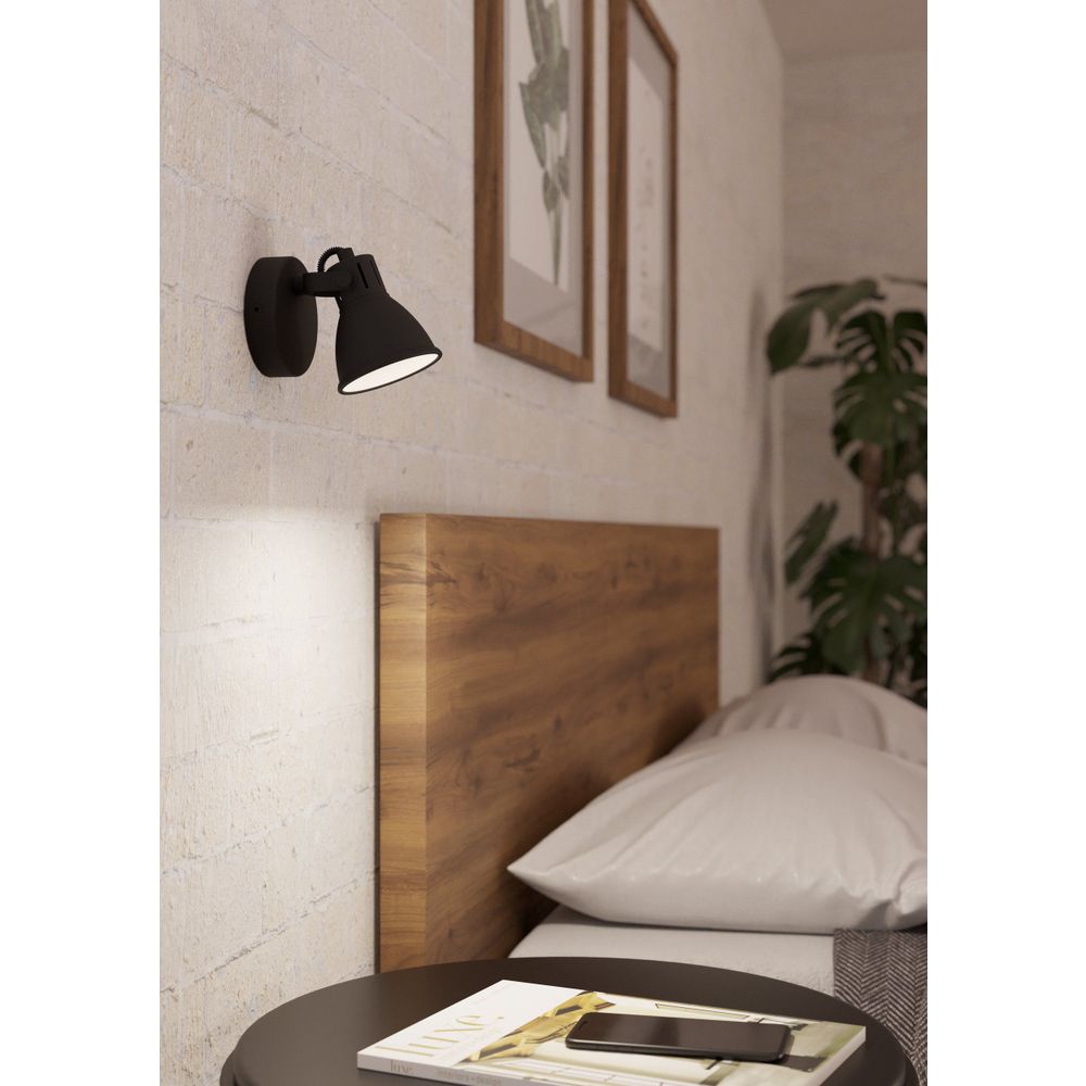 Eglo Seras 2 reflektor/1, led, gu10, 1x3,3w, 240lm, crna/čelik  slika 2