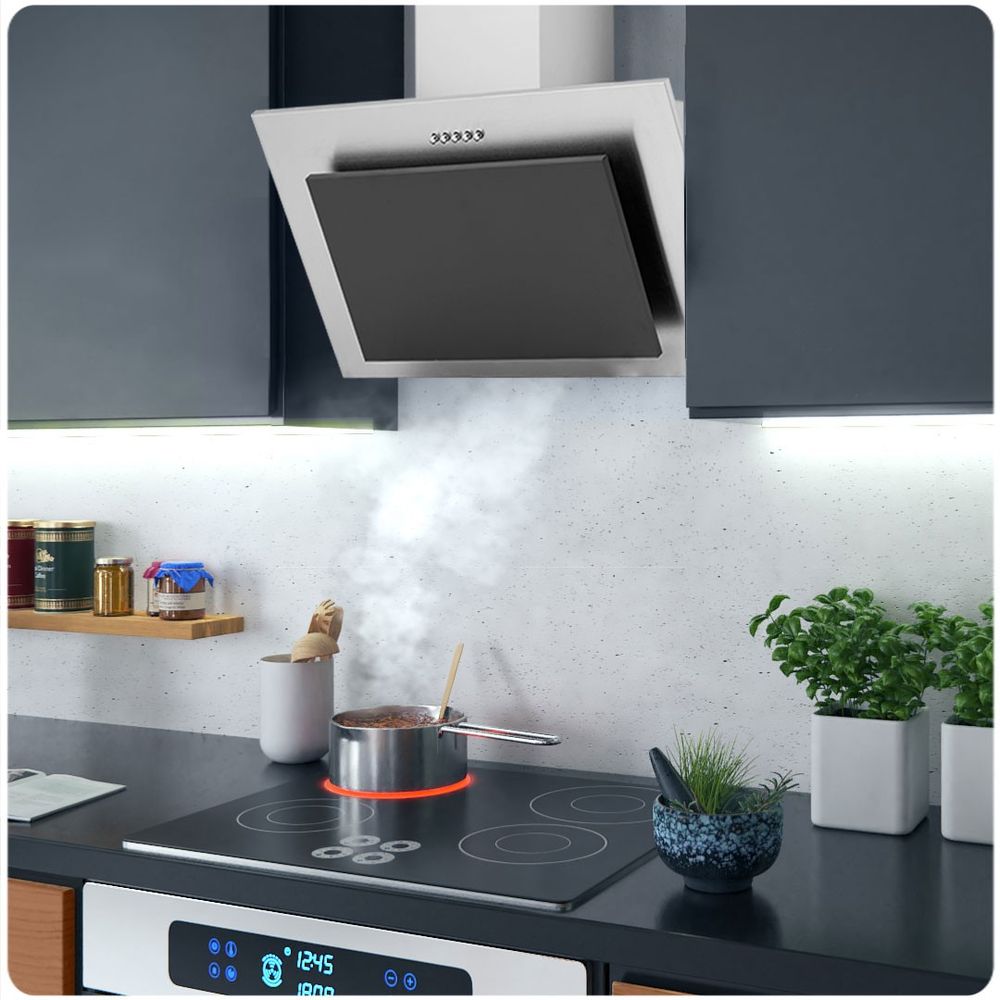 Dimnjačka napa 60 cm Inox + crna BT-209 slika 7