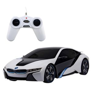 Rastar RC automobil BMW i8 1:24 - siv, bel