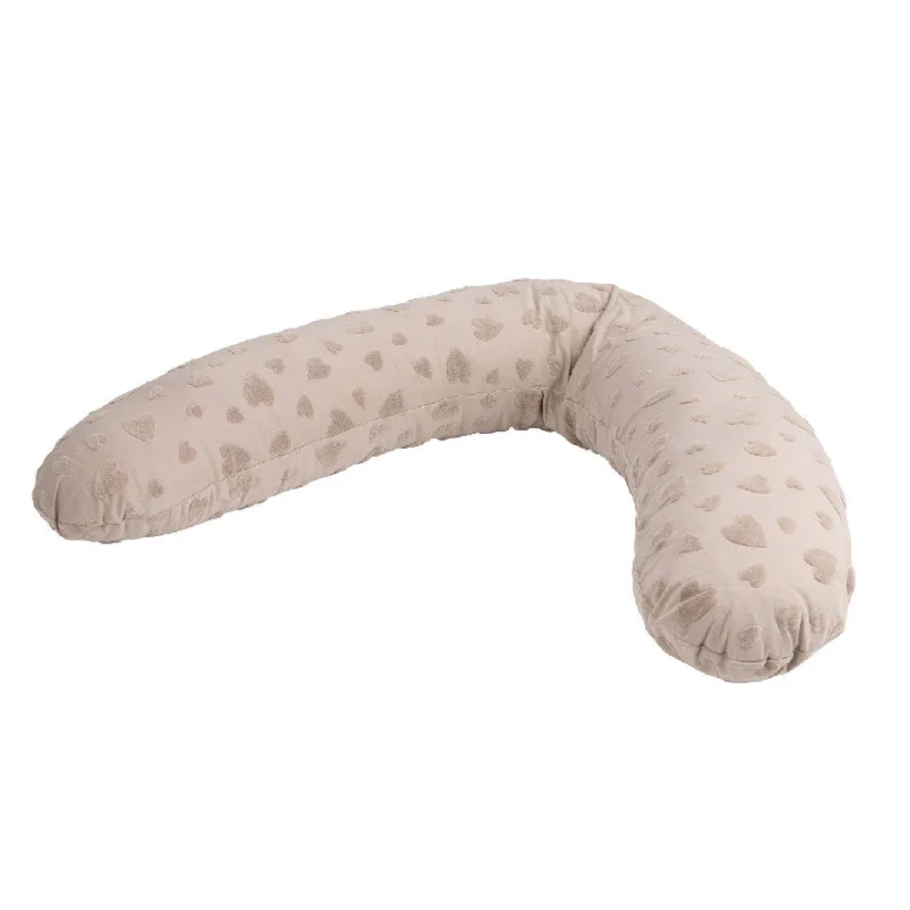Bubaba by FreeON Jastuk za dojenje Hearts 170cm, Beige slika 3
