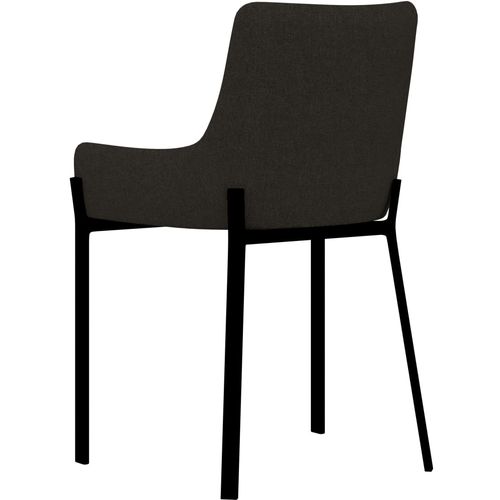 Blagovaonske stolice od tkanine 4 kom smeđe-sive slika 10
