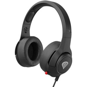 Natec NSG-1658 GENESIS ARGON 600, Gaming Headset with Volume Control, Retractable Microphone, 3.5mm Stereo, Black