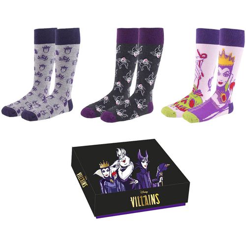 Disney Villains pack 3 socks slika 1