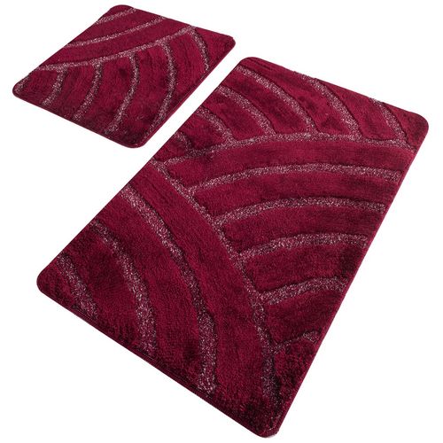 Alya - Cherry Cherry Acrylic Bathmat Set (2 Pieces) slika 1