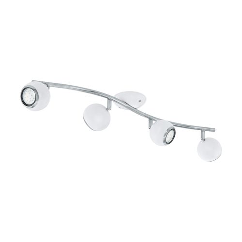 Eglo Bimeda reflektor/4, led, gu10, 4x3w, 4x240lm, bijela/krom  slika 1