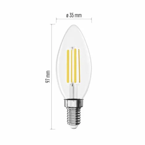 Led sijalica Filament Candle 5,9W(60W) 806lm E14 WW Emos ZF3D42 slika 2