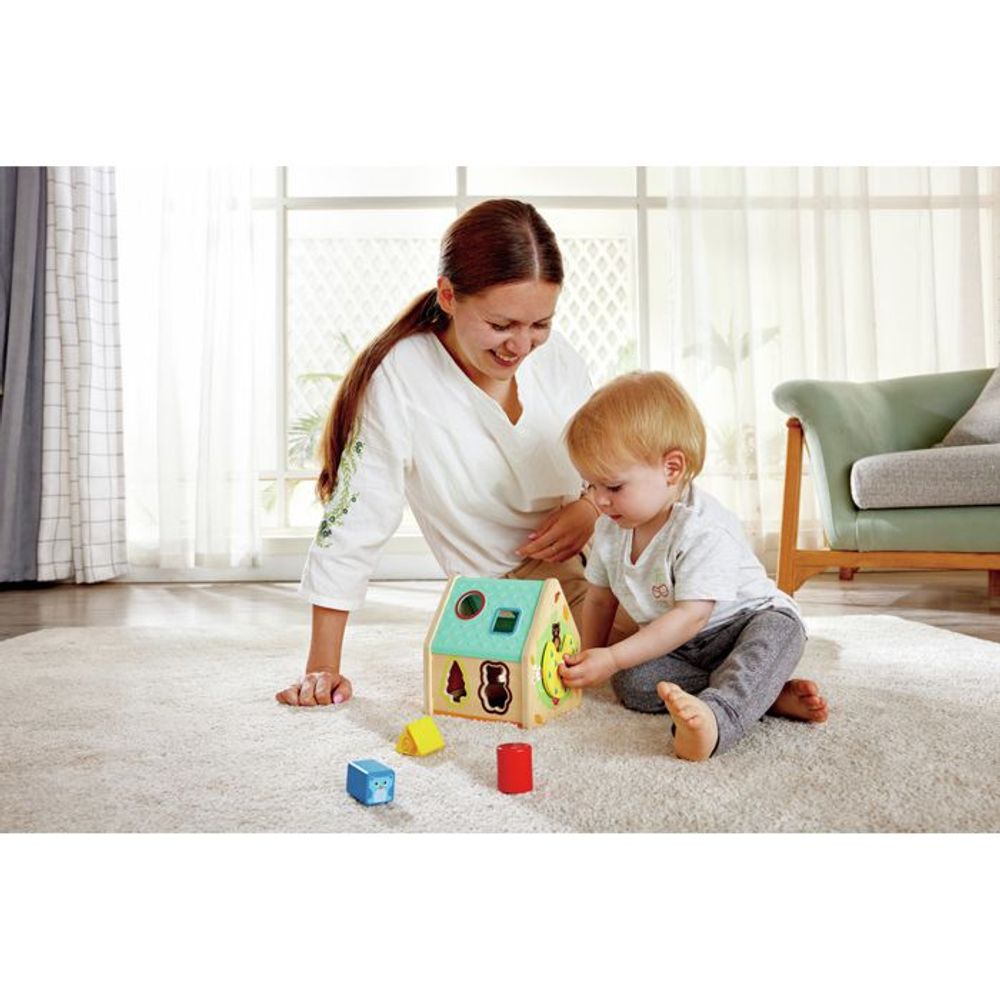 Hape Drveni sorter oblika Critter House slika 4