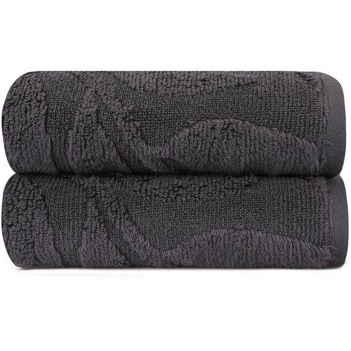L'essential Maison Estela - Dark Grey Dark Grey Hand Towel Set (2 Pieces) slika 2