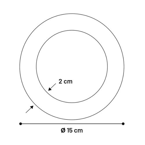 RUBBER OBROČ RAZLIČNE BOJE 15cm slika 2