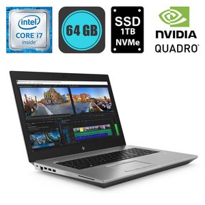 HP ZBook 17 G5 - Core i7, 64GB DDR4, 1TB SSD, P5200 - rabljeni uređaj