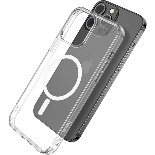 hoco. Navlaka za iPhone 14 Pro, magnetic, transparent - Phone case iP14 Pro slika 1