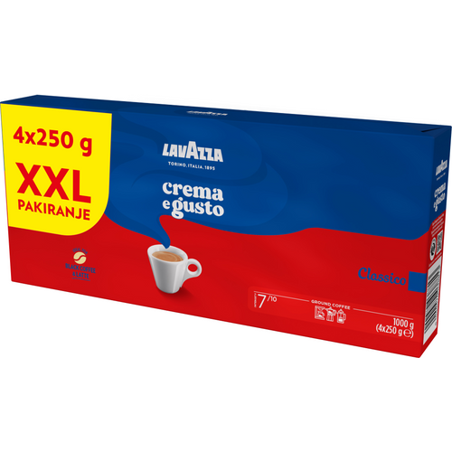 Lavazza Crema E Gusto mljevena kava  4x250g XXL slika 2